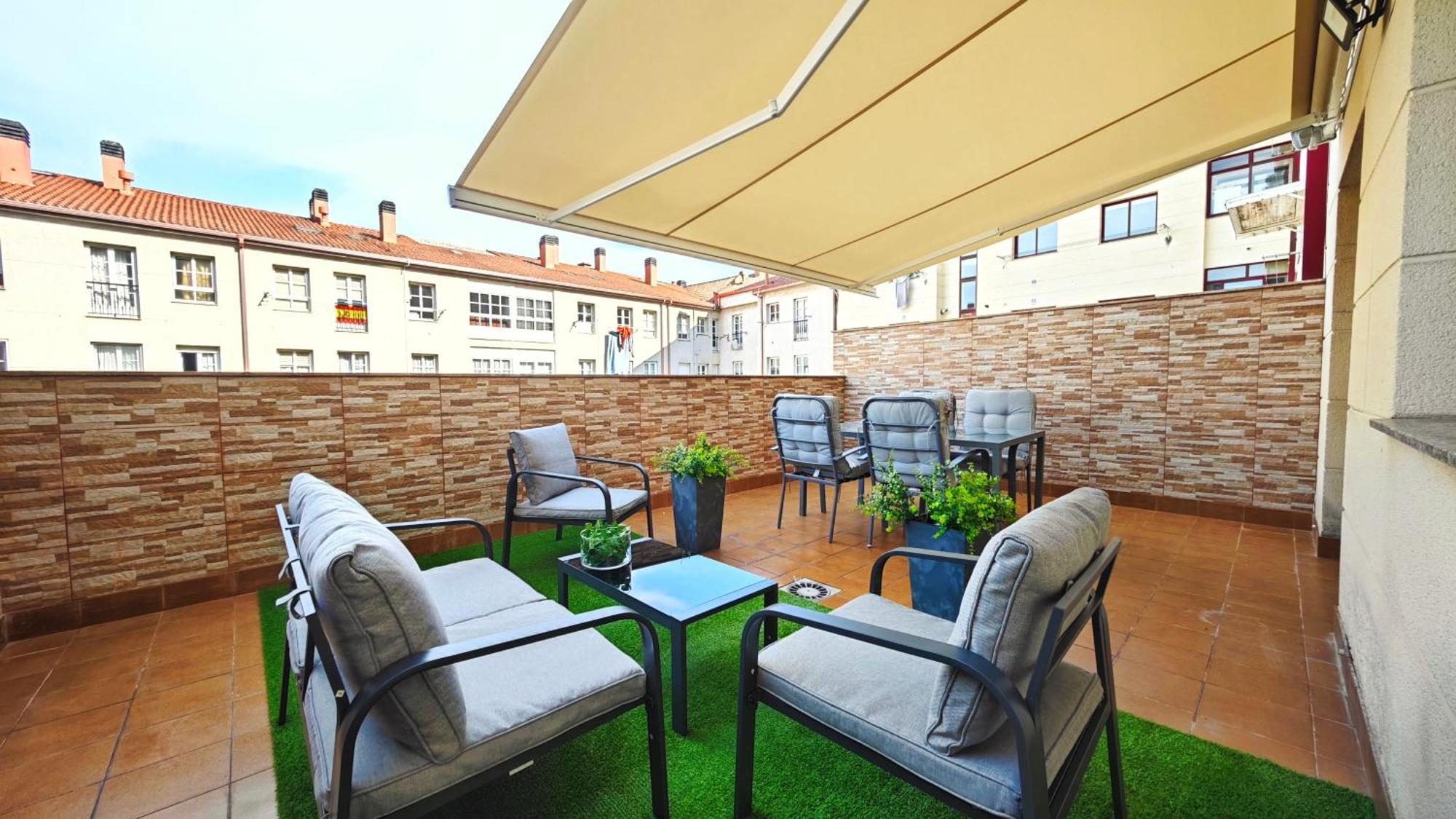 Piso Centrico Santiago De Compostela Con Amplia Terraza Apartman Kültér fotó