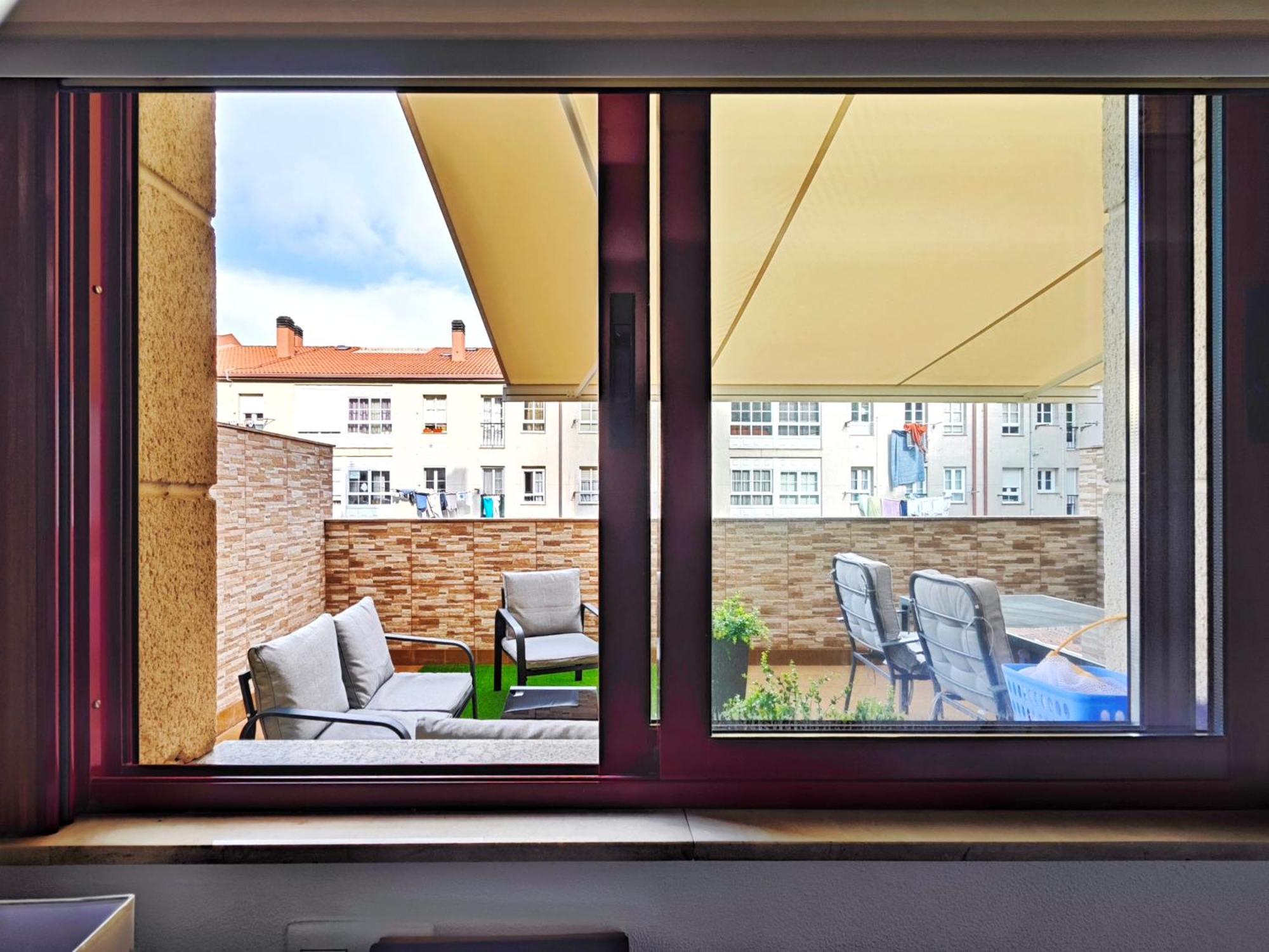 Piso Centrico Santiago De Compostela Con Amplia Terraza Apartman Kültér fotó